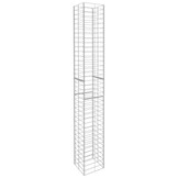 vidaXL Schanskorven 3 st 25x25x197 cm gegalvaniseerd staal