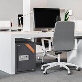 Grote Biometrische Kluis XL - 2-in-1 Digitaal Toetsenbord en Vingerafdruk Kluis - Privékluis 50x35x36cm - LED, Schokbestendig Slot Elektronische Kluis