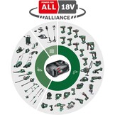 Bosch accu-excenterschuurmachine EasyOrbit 18V-10 (schuren van kleine tot middelgrote houten, gelakte en geverfde oppervlakken, diameter: 125 mm; 18 V systeem; zonder accu)