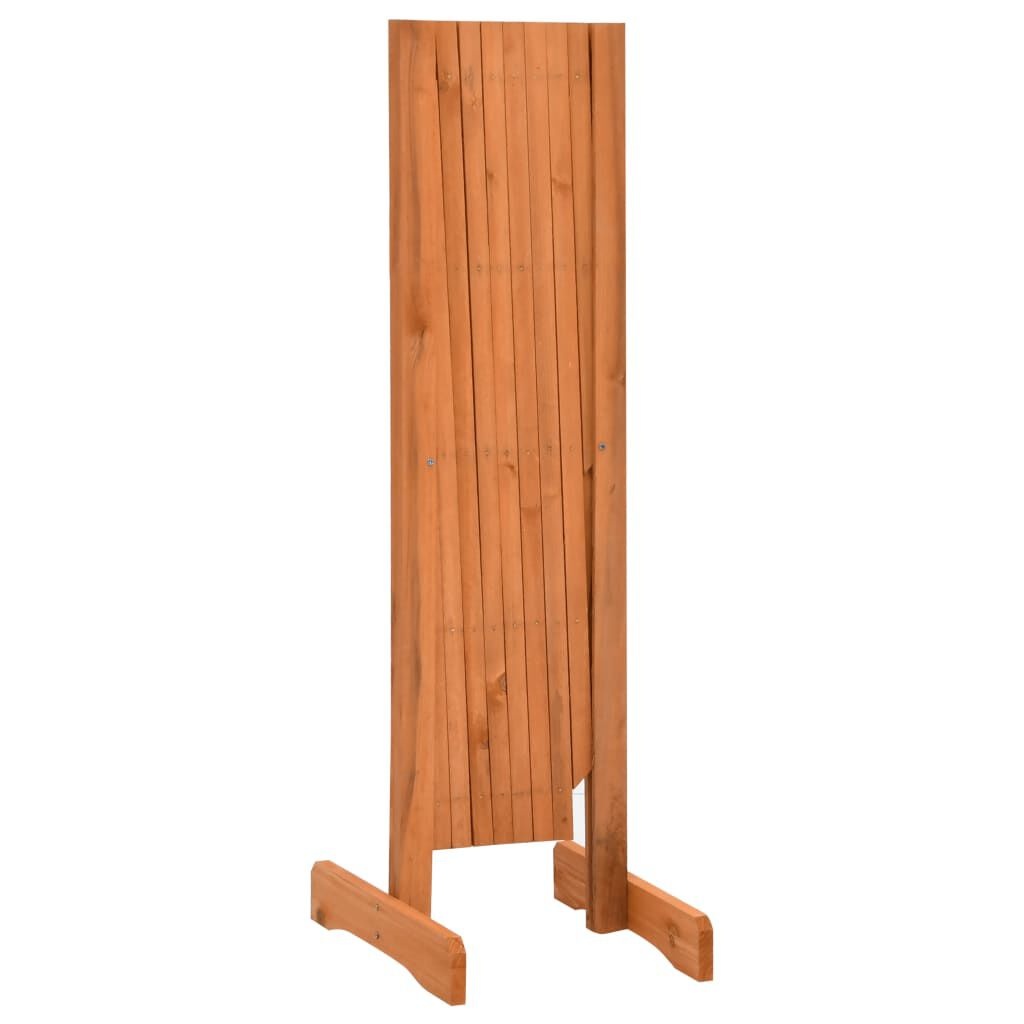 vidaXL Tuinlatwerk 150x80 cm massief vurenhout oranje