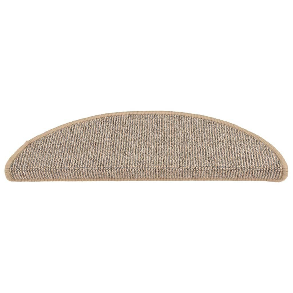 VidaXL Trapmatten 15 stuks Bruin Halfrond - 34% Korting
