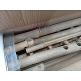 VidaXL Terrasstoel Bamboe & Canvas - 53% Korting