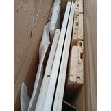 vidaXL Nachtkastje Grenenhout Wit 40x35x65 cm - 54% Korting