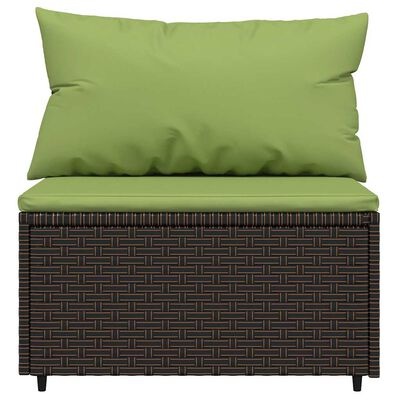 VidaXL Loungeset 3-delig Bruin Poly Rattan - 35% Korting