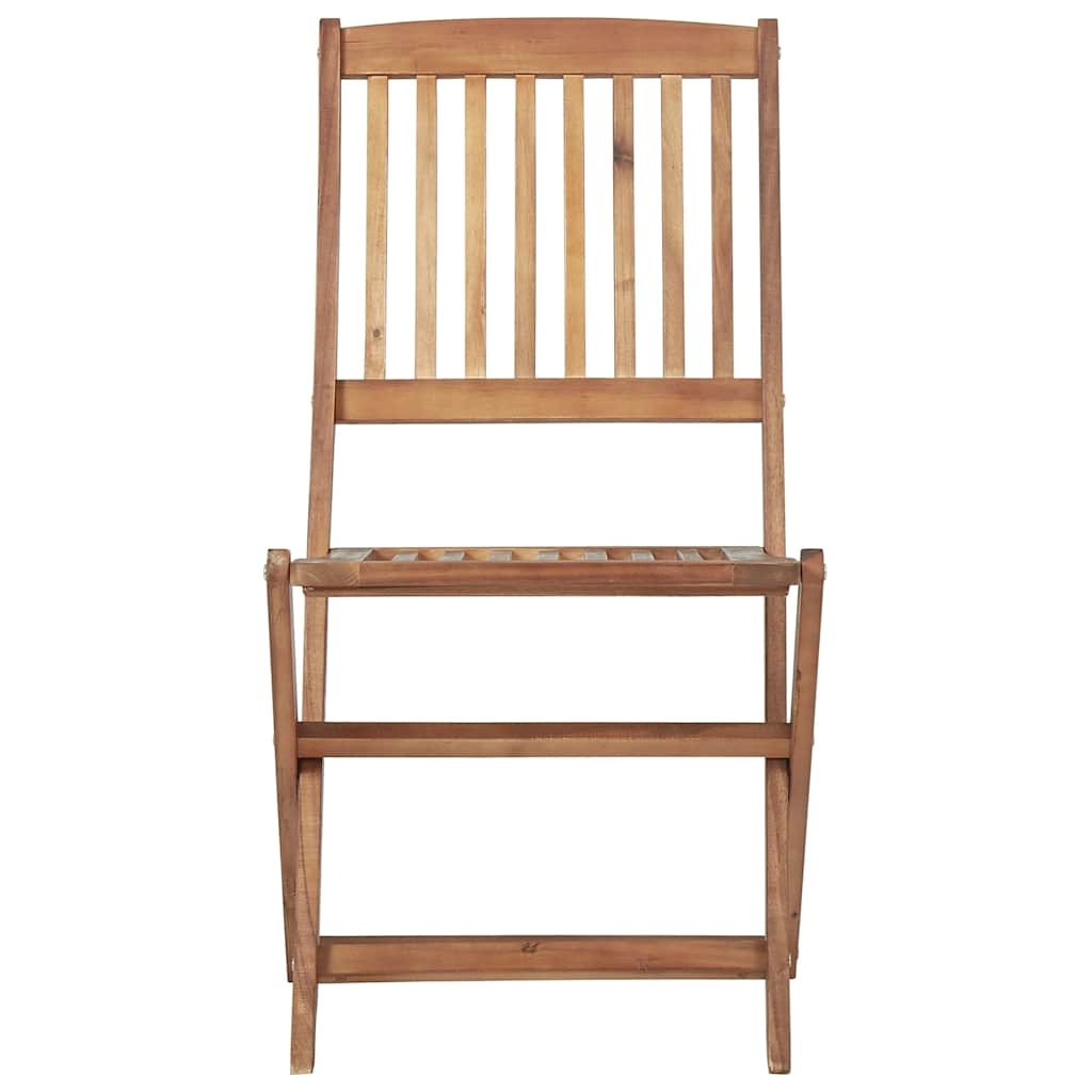 VidaXL Tuinstoelen Set van 2 - Inklapbaar, Massief Acaciahout