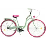 Meisjesfiets 26 inch Mintgroen/Roze - 17 inch Frame met 40% Korting