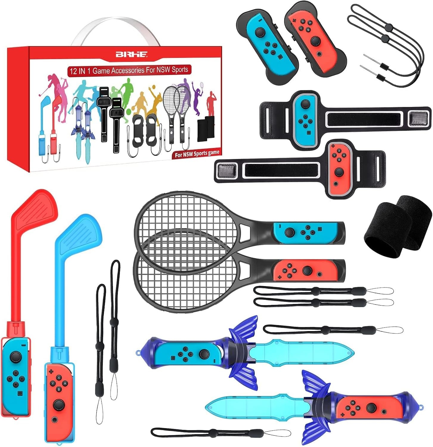 Nintendo Switch Sportaccessoires Set 12-in-1 -33% Korting