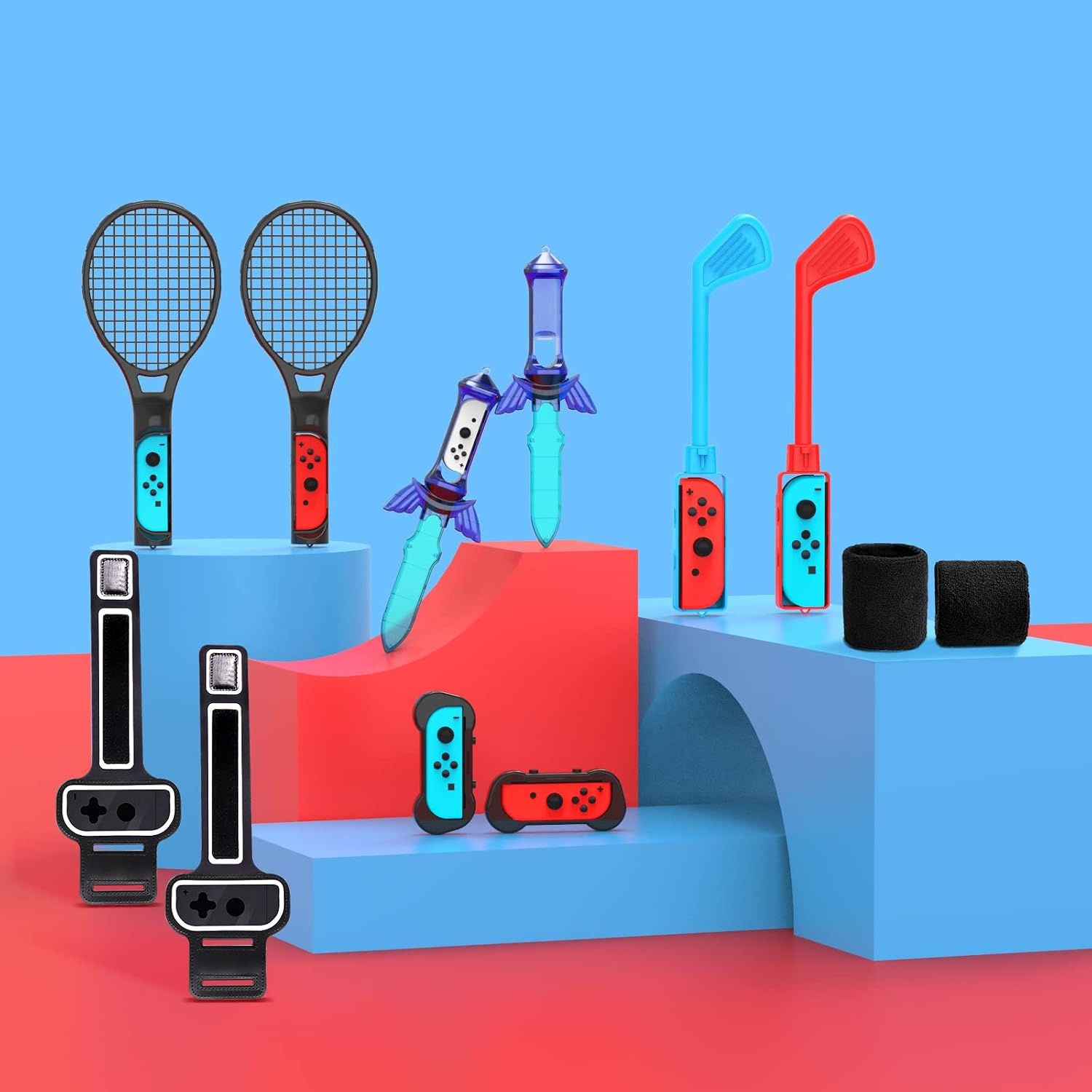 Nintendo Switch Sportaccessoires Set 12-in-1 -33% Korting