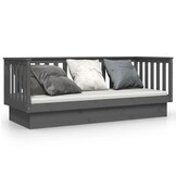 VidaXL Slaapbank Grenenhout 75x190 cm Grijs - 34% Korting!