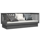 VidaXL Slaapbank Grenenhout 75x190 cm Grijs - 34% Korting!