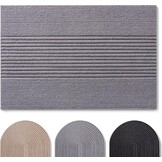 Antislip Deurmat 60x90 cm Lichtgrijs Polyester - 33% Korting!