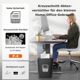 Papierversnipperaar P-4 Cross-Cut 8 vel - 52% Korting