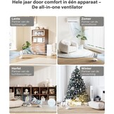 Stille Tafelventilator 33cm, 25dB, 4 Snelheden, 4 Modi, Incl. Afstandsbediening - 34% Korting