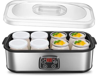 Zelfgemaakte Yoghurtmaker met 8 Glazen - 34% Korting