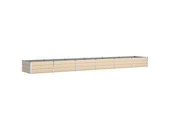 Plantenbak Ivoor Gegalvaniseerd Staal 580x100x45cm - 35% Korting
