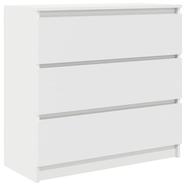 vidaXL Dressoir Spaanplaat Wit 80x35x76 cm - 54% Korting