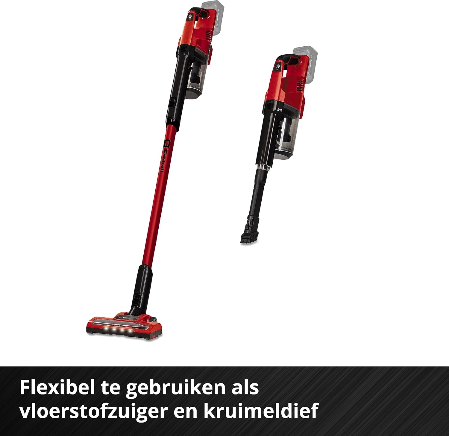 Accu-steelstofzuiger Einhell 18V TE-SV 18 Li-Solo Rood/Zwart - 34% Korting