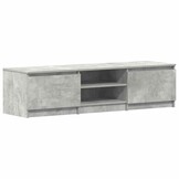 Tv-meubel Bewerkt Hout Betongrijs 140x40x35,5 cm (34% Korting)