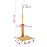 Houten Tuindouche met Douchekop - Duurzaam & Weerbestendig - 35% Korting