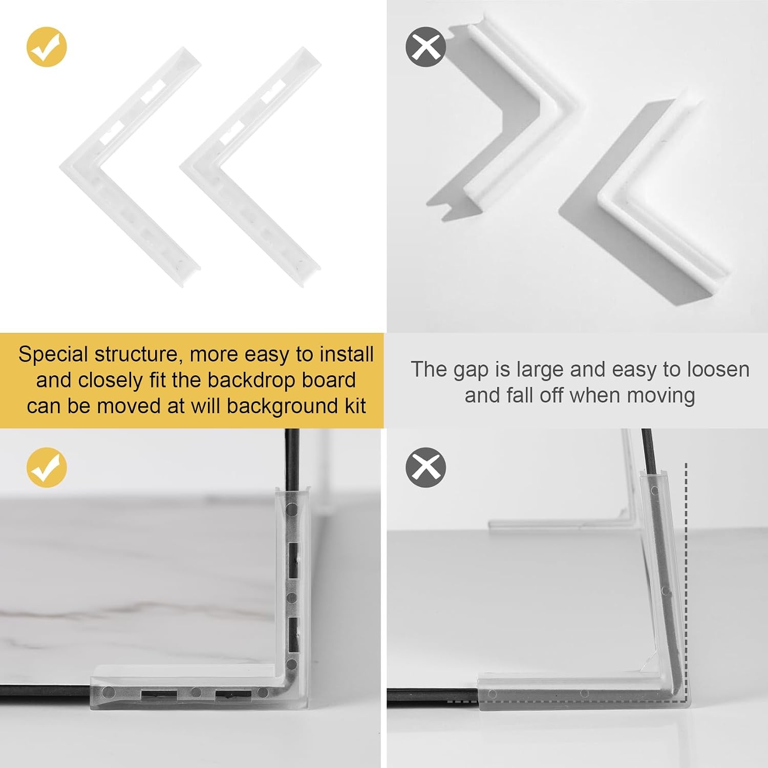 Compacte Foto-achtergrondset 30x40cm met Reflectiepaneel & 9 Kleuren, 34% Korting