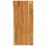Acaciahouten Wastafelblad 140x52cm - 35% Korting