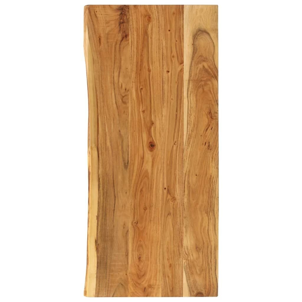 Acaciahouten Wastafelblad 140x52cm - 35% Korting