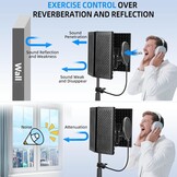 Microfoon Isolatiescherm met Popfilter & Statiefhouder - 34% Korting