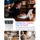Draaibare Toetsenbordhoes met Trackpad voor iPad 7/8/9 - Wit - 34% Korting