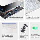 Draaibare Toetsenbordhoes met Trackpad voor iPad 7/8/9 - Wit - 34% Korting