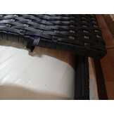 VidaXL Ligbed Poly Rattan Zwart - 54% Korting