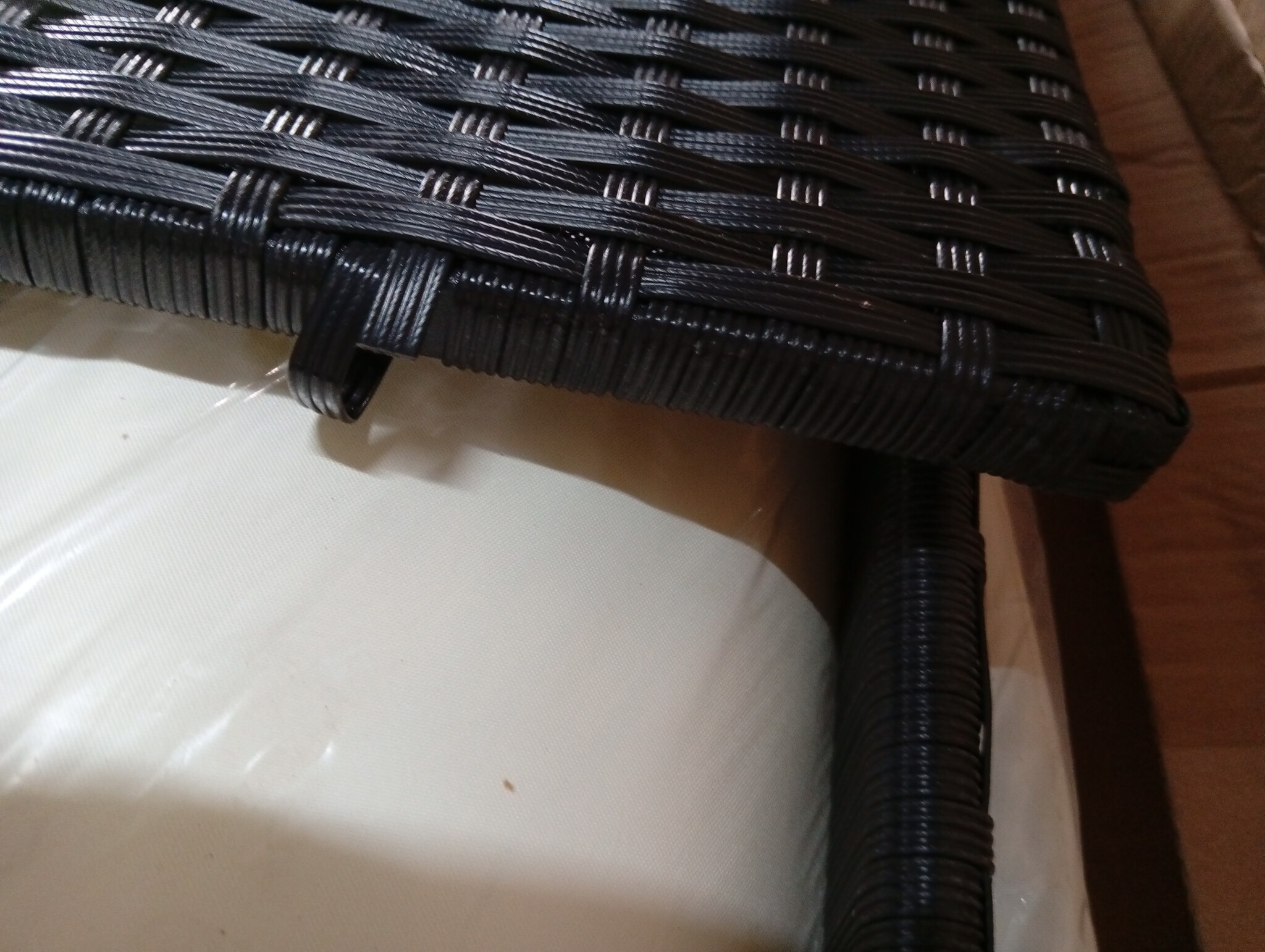 VidaXL Ligbed Poly Rattan Zwart - 54% Korting