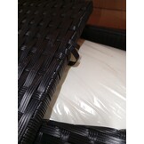 VidaXL Ligbed Poly Rattan Zwart - 54% Korting