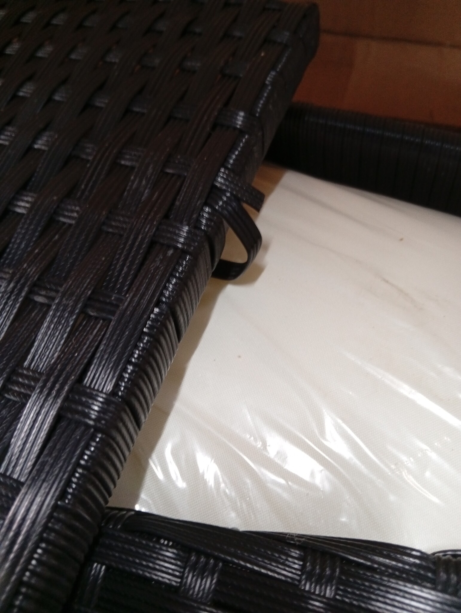 VidaXL Ligbed Poly Rattan Zwart - 54% Korting