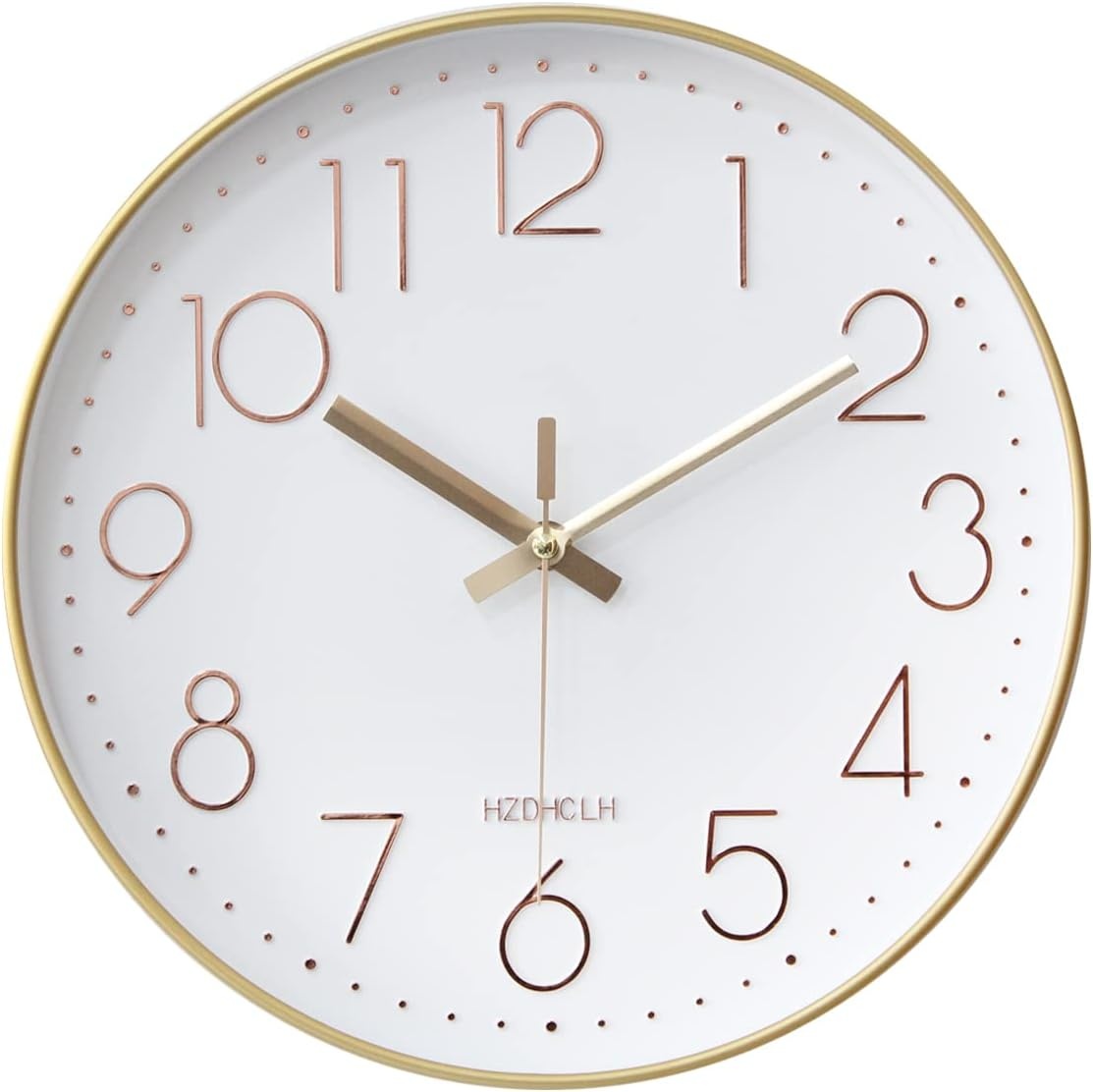 Moderne Wandklok 30 cm - Geruisloze Radiografische Klok - Rood - 33% Korting