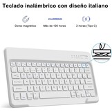 Toetsenbordhoes iPad Air 13" (M2) 2024 - Spaans Toetsenbord Lichtroze - 73% Korting