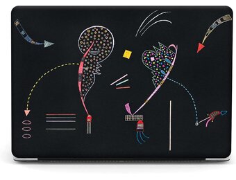 MacBook Air 13" A1932 Hardcase Kunstprint Kandinsky + Screenprotector (74% Korting)