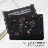 MacBook Air 13" A1932 Hardcase Kunstprint Kandinsky + Screenprotector (74% Korting)