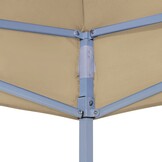 vidaXL Partytentdak 3x3m Beige - 53% Korting