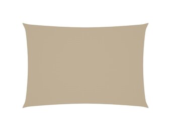 Rechthoekig Zonnescherm 2,5x4,5m Oxford Stof Beige - 58% Korting