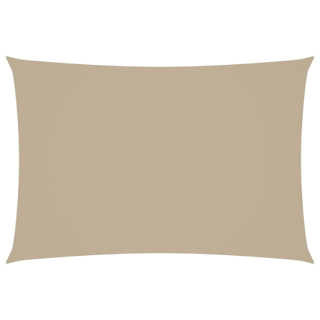 Rechthoekig Zonnescherm 2,5x4,5m Oxford Stof Beige - 58% Korting