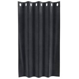 Donkergrijze Fluweel Gordijnen (2 stuks) 140x140cm - 33% Korting