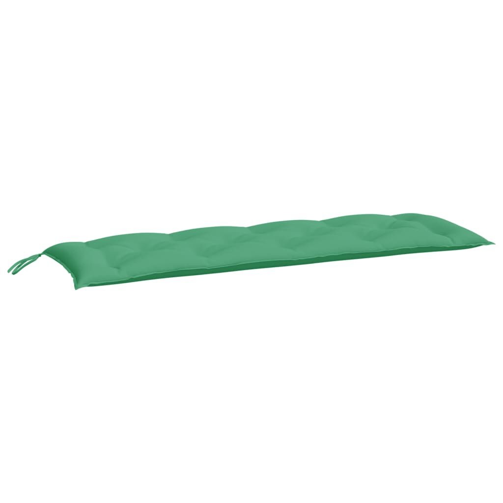 Tuinbankkussens Groen 2 Stuks 150x50cm Oxford Stof (33% Korting)