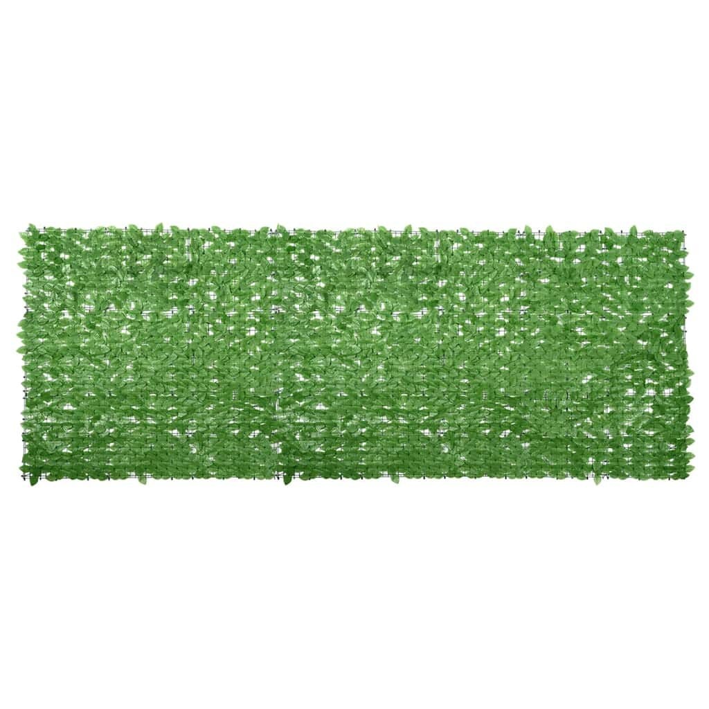 vidaXL Balkonscherm met groene bladeren 400x150 cm - 33% Korting