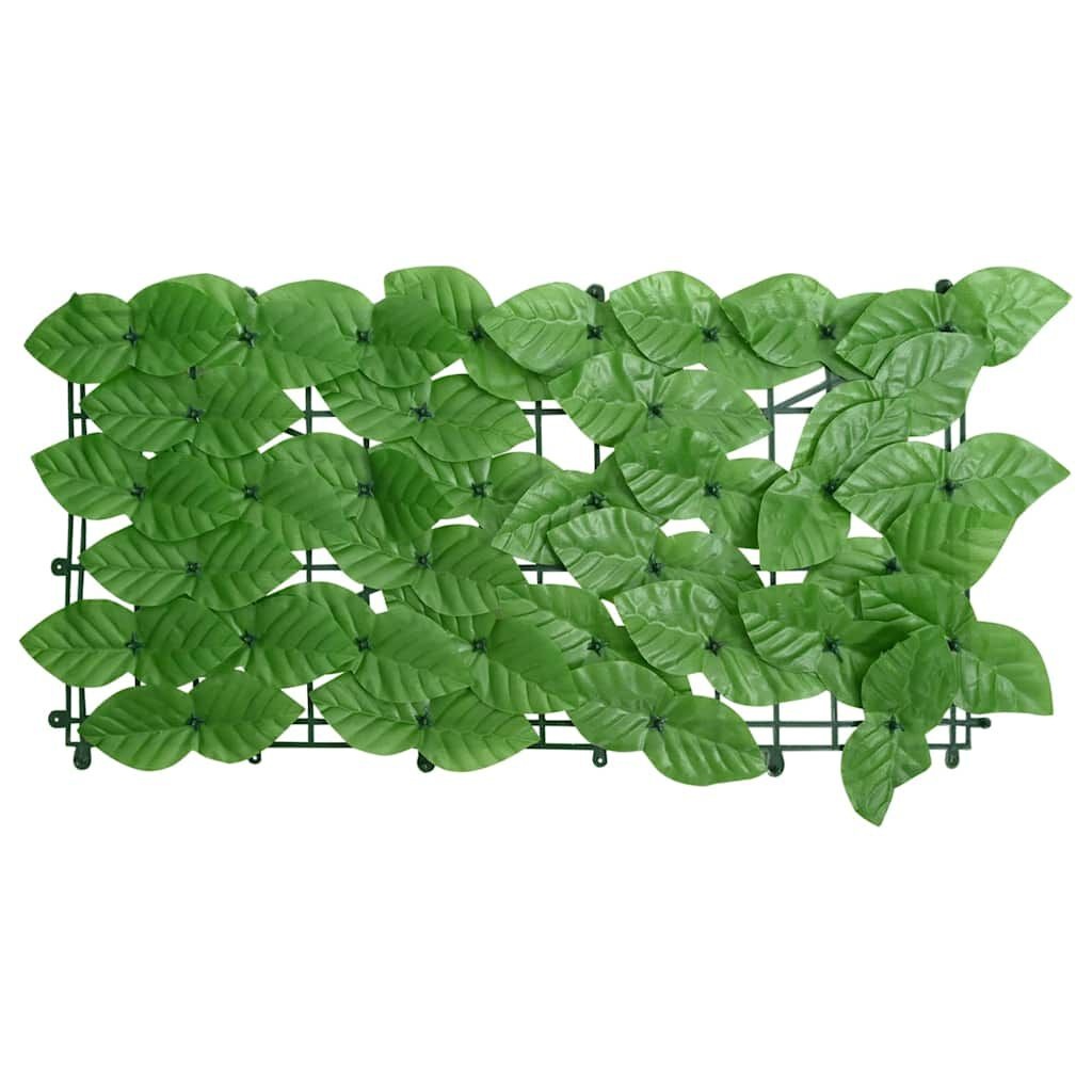 vidaXL Balkonscherm met groene bladeren 400x150 cm - 33% Korting