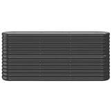Plantenbak 152x40x68cm Antraciet Staal met 34% Korting
