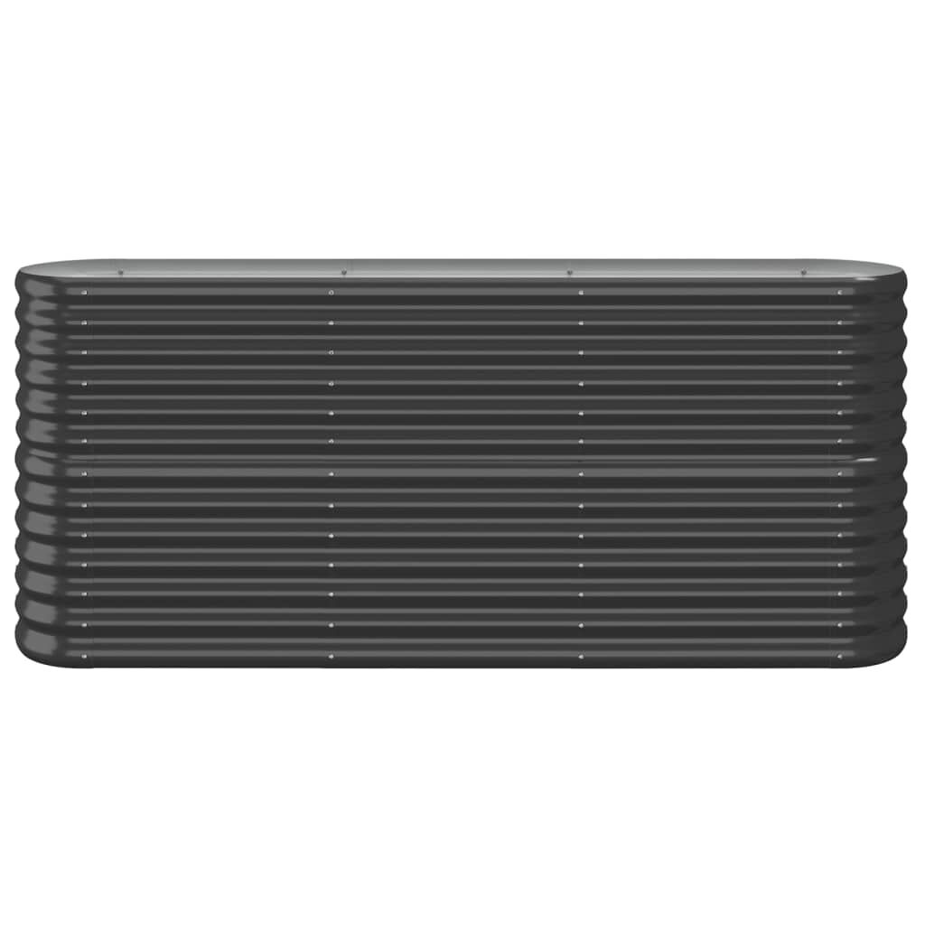 Plantenbak 152x40x68cm Antraciet Staal met 34% Korting