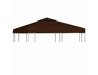 VidaXL Prieeldak 2-laags 3x3m Bruin 310 g/m² - 53% Korting