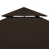 VidaXL Prieeldak 2-laags 3x3m Bruin 310 g/m² - 53% Korting