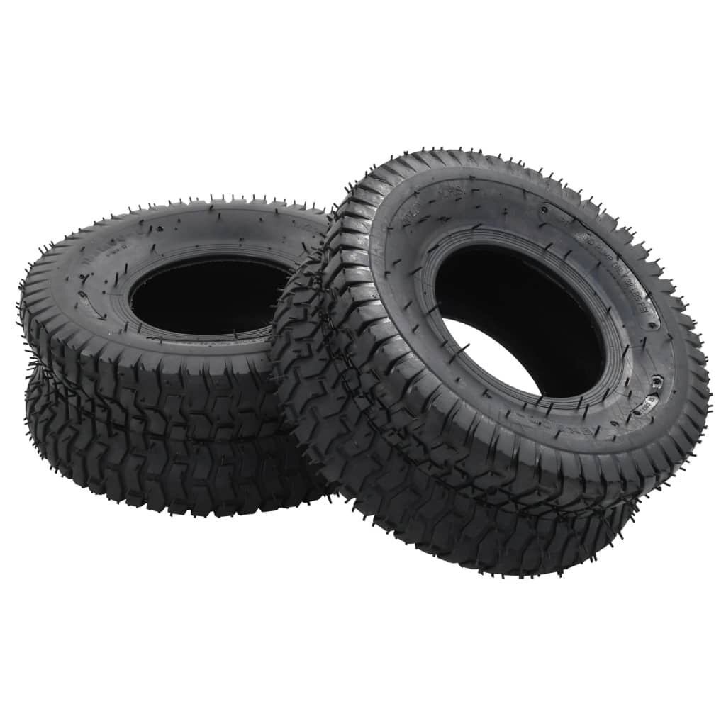 vidaXL Kruiwagenband + Binnenband Set 15x6.00-6 4PR Rubber - 34% Korting