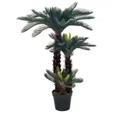 Kunstcycaspalm 125 cm Groen - 35% Korting
